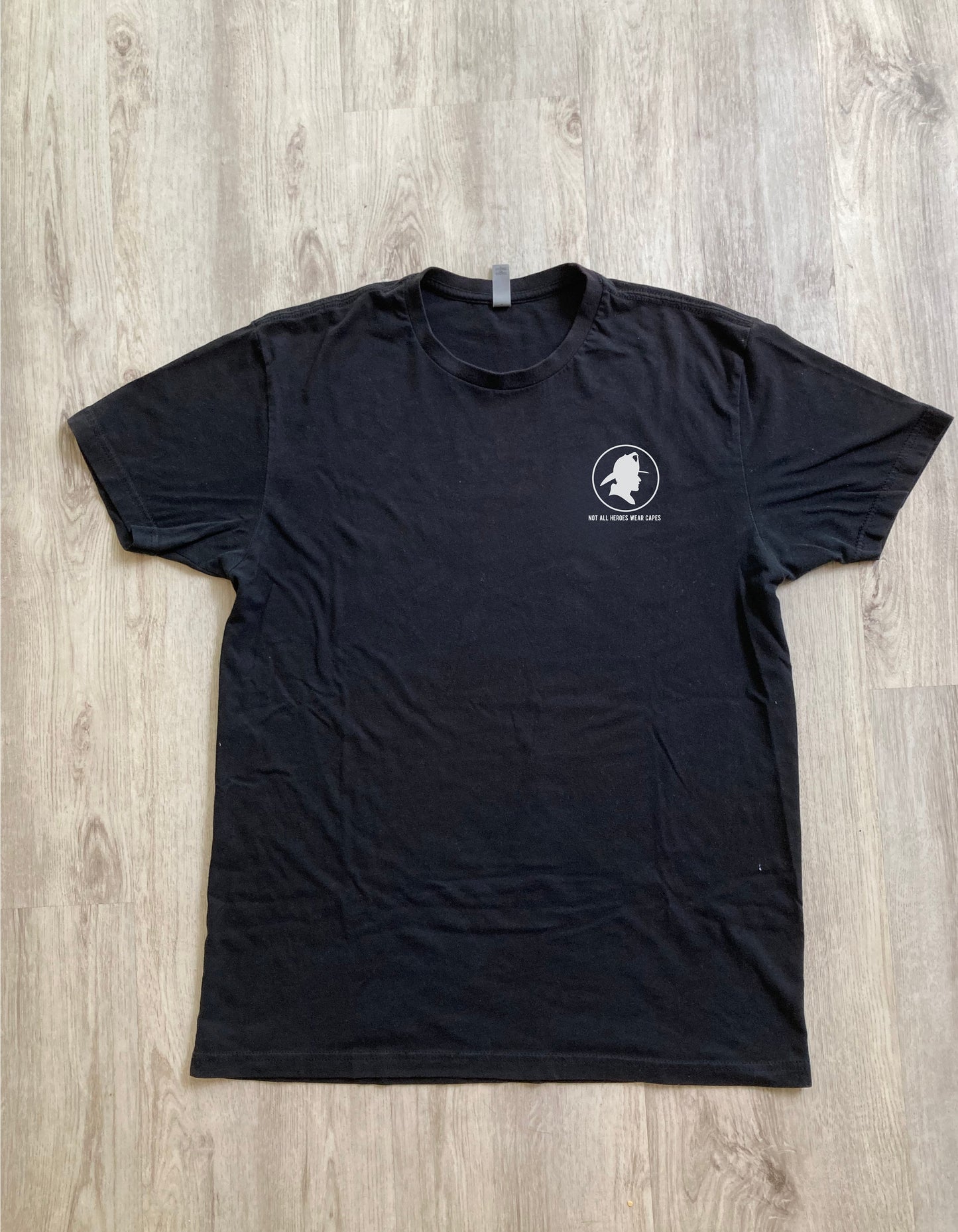 Firefighter T-Shirt Not All Heroes Wear Capes Holiday Gift Ideas | FD | Christmas Gift Idea for Firefighter | Funny